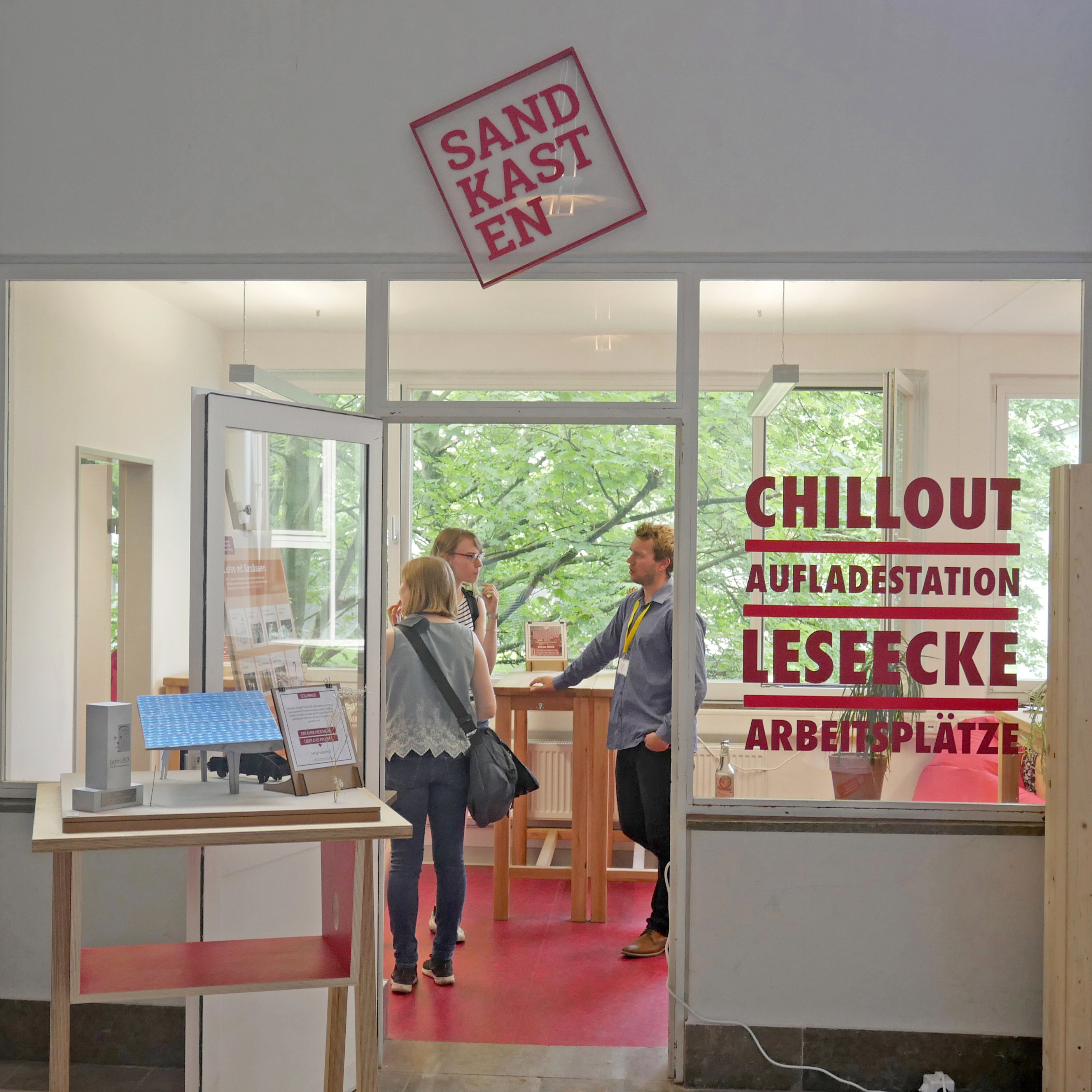 Image of the sandbox control center as an example of a room